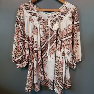 NWT ODDY Peasant blouse